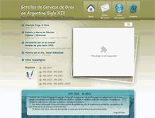 Tablet Screenshot of botellasdecerveza.com.ar